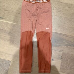 Nike Orange Leggings